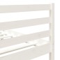 vidaXL Massivholzbett Weiß 120x190 cm vidaXL Massivholzbett Weiß 120x190 cm