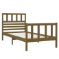 vidaXL Massivholzbett Honigbraun 75x190 cm vidaXL Massivholzbett Honigbraun 75x190 cm