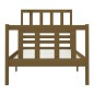 vidaXL Massivholzbett Honigbraun 75x190 cm vidaXL Massivholzbett Honigbraun 75x190 cm