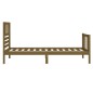 vidaXL Massivholzbett Honigbraun 75x190 cm vidaXL Massivholzbett Honigbraun 75x190 cm