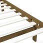 vidaXL Massivholzbett Honigbraun 75x190 cm vidaXL Massivholzbett Honigbraun 75x190 cm