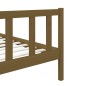 vidaXL Massivholzbett Honigbraun 75x190 cm vidaXL Massivholzbett Honigbraun 75x190 cm