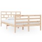 vidaXL Massivholzbett 120x190 cm vidaXL Massivholzbett 120x190 cm