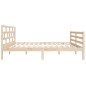 vidaXL Massivholzbett 120x190 cm vidaXL Massivholzbett 120x190 cm