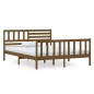 vidaXL Massivholzbett Honigbraun 120x190 cm vidaXL Massivholzbett Honigbraun 120x190 cm