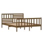 vidaXL Massivholzbett Honigbraun 120x190 cm vidaXL Massivholzbett Honigbraun 120x190 cm