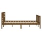 vidaXL Massivholzbett Honigbraun 120x190 cm vidaXL Massivholzbett Honigbraun 120x190 cm