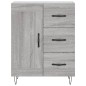 vidaXL Highboard Grau Sonoma 69,5x34x180 cm Holzwerkstoff vidaXL Highboard Grau Sonoma 69,5x34x180 cm Holzwerkstoff