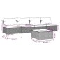 vidaXL 5-tlg. Garten-Lounge-Set mit Kissen Poly Rattan Schwarz vidaXL 5-tlg. Garten-Lounge-Set mit Kissen Poly Rattan Schwarz