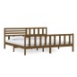 vidaXL Massivholzbett Honigbraun 200x200 cm vidaXL Massivholzbett Honigbraun 200x200 cm