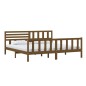 vidaXL Massivholzbett Honigbraun 200x200 cm vidaXL Massivholzbett Honigbraun 200x200 cm