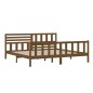 vidaXL Massivholzbett Honigbraun 200x200 cm vidaXL Massivholzbett Honigbraun 200x200 cm