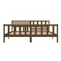 vidaXL Massivholzbett Honigbraun 200x200 cm vidaXL Massivholzbett Honigbraun 200x200 cm