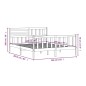 vidaXL Massivholzbett 160x200 cm vidaXL Massivholzbett 160x200 cm