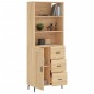 Highboard Sonoma-Eiche 69,5x34x180 cm Holzwerkstoff Highboard Sonoma-Eiche 69,5x34x180 cm Holzwerkstoff