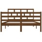 vidaXL Massivholzbett Honigbraun 135x190 cm vidaXL Massivholzbett Honigbraun 135x190 cm
