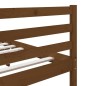 vidaXL Massivholzbett Honigbraun 135x190 cm vidaXL Massivholzbett Honigbraun 135x190 cm