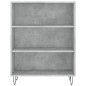 Highboard Betongrau 69,5x34x180 cm Holzwerkstoff Highboard Betongrau 69,5x34x180 cm Holzwerkstoff