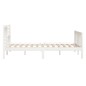 vidaXL Massivholzbett Weiß 140x190 cm vidaXL Massivholzbett Weiß 140x190 cm