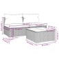 vidaXL 3-tlg. Garten-Lounge-Set mit Kissen Poly Rattan Schwarz vidaXL 3-tlg. Garten-Lounge-Set mit Kissen Poly Rattan Schwarz