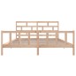 vidaXL Massivholzbett Kiefer 180x200 cm vidaXL Massivholzbett Kiefer 180x200 cm