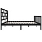 vidaXL Massivholzbett Schwarz Kiefer 120x200 cm vidaXL Massivholzbett Schwarz Kiefer 120x200 cm