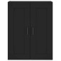 Highboard Schwarz 69,5x34x180 cm Holzwerkstoff Highboard Schwarz 69,5x34x180 cm Holzwerkstoff