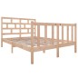 vidaXL Massivholzbett Kiefer 140x190 cm vidaXL Massivholzbett Kiefer 140x190 cm