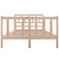 vidaXL Massivholzbett Kiefer 140x190 cm vidaXL Massivholzbett Kiefer 140x190 cm