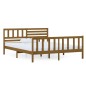 vidaXL Massivholzbett Honigbraun 120x200 cm vidaXL Massivholzbett Honigbraun 120x200 cm