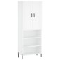 Highboard Weiß 69,5x34x180 cm Holzwerkstoff Highboard Weiß 69,5x34x180 cm Holzwerkstoff