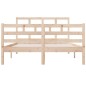 vidaXL Massivholzbett 135x190 cm vidaXL Massivholzbett 135x190 cm