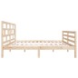 vidaXL Massivholzbett 135x190 cm vidaXL Massivholzbett 135x190 cm