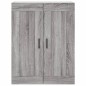 Highboard Grau Sonoma 69,5x34x180 cm Holzwerkstoff Highboard Grau Sonoma 69,5x34x180 cm Holzwerkstoff