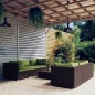 vidaXL 7-tlg. Garten-Lounge-Set mit Kissen Poly Rattan Braun vidaXL 7-tlg. Garten-Lounge-Set mit Kissen Poly Rattan Braun