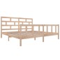 vidaXL Massivholzbett Kiefer 200x200 cm vidaXL Massivholzbett Kiefer 200x200 cm