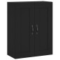 Highboard Schwarz 69,5x34x180 cm Holzwerkstoff Highboard Schwarz 69,5x34x180 cm Holzwerkstoff