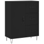 Highboard Schwarz 69,5x34x180 cm Holzwerkstoff Highboard Schwarz 69,5x34x180 cm Holzwerkstoff