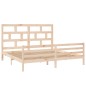 vidaXL Massivholzbett Kiefer 200x200 cm vidaXL Massivholzbett Kiefer 200x200 cm