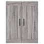 Highboard Grau Sonoma 69,5x34x180 cm Holzwerkstoff Highboard Grau Sonoma 69,5x34x180 cm Holzwerkstoff