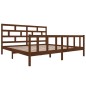 vidaXL Massivholzbett Honigbraun Kiefer 200x200 cm vidaXL Massivholzbett Honigbraun Kiefer 200x200 cm