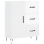 Highboard Hochglanz-Weiß 69,5x34x180 cm Holzwerkstoff Highboard Hochglanz-Weiß 69,5x34x180 cm Holzwerkstoff