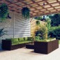 vidaXL 8-tlg. Garten-Lounge-Set mit Kissen Poly Rattan Braun vidaXL 8-tlg. Garten-Lounge-Set mit Kissen Poly Rattan Braun