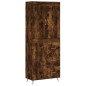 Highboard Räuchereiche 69,5x34x180 cm Holzwerkstoff Highboard Räuchereiche 69,5x34x180 cm Holzwerkstoff