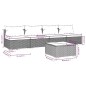 vidaXL 5-tlg. Garten-Lounge-Set mit Kissen Poly Rattan Schwarz vidaXL 5-tlg. Garten-Lounge-Set mit Kissen Poly Rattan Schwarz