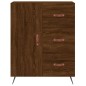 Highboard Braun Eichen-Optik 69,5x34x180 cm Holzwerkstoff Highboard Braun Eichen-Optik 69,5x34x180 cm Holzwerkstoff