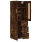 Highboard Räuchereiche 69,5x34x180 cm Holzwerkstoff Highboard Räuchereiche 69,5x34x180 cm Holzwerkstoff