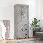 vidaXL Highboard Betongrau 69,5x34x180 cm Holzwerkstoff vidaXL Highboard Betongrau 69,5x34x180 cm Holzwerkstoff