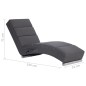 Massage Chaiselongue Grau Kunstleder Massage Chaiselongue Grau Kunstleder