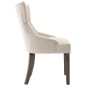 vidaXL Esszimmerstühle 2 Stk. Beige Stoff vidaXL Esszimmerstühle 2 Stk. Beige Stoff